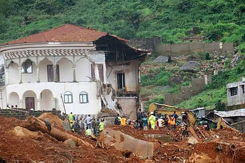 File photo of Sierra Leone mudslides