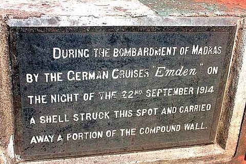 Did you know ? Chennai was bombed by SMS Emden during World War I
