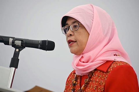 If elected, Halimah will be the Singapore's first woman President.