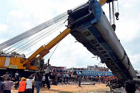 File photo of Utkal Express derailment