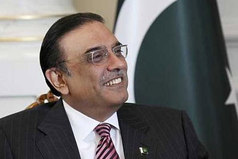 Pakistan's former president Asif Ali Zardari
