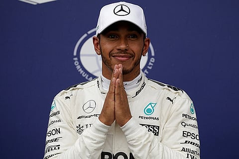 Triple world champion Lewis Hamilton
