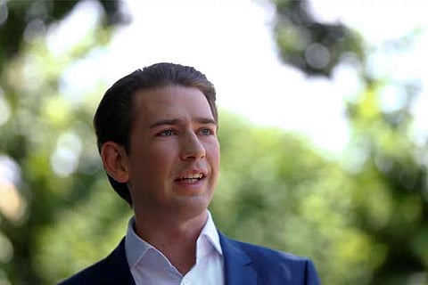 Austria?s Foreign Minister Sebastian Kurz