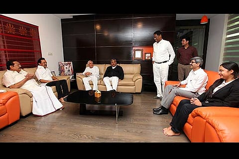 Kapil Sibal, former Minister of Law and Justice met DMK Leader of Opposition M K Stalin