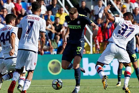 Milan Skriniar scored the first goal of Inter Milan at home to Crotone