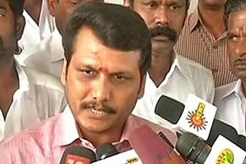 Former Tamil Nadu minister Senthil Balaji