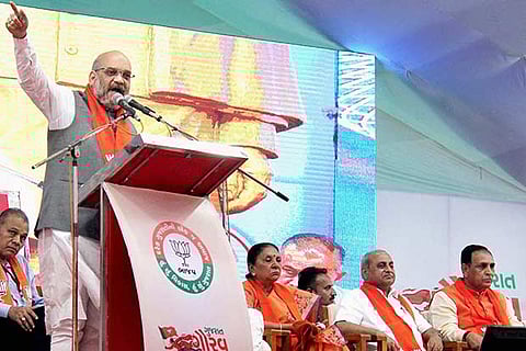 BJP President Amit Shah kicks off the Gujarat Gaurav Yatra for the forthcoming Assembly polls, Anand