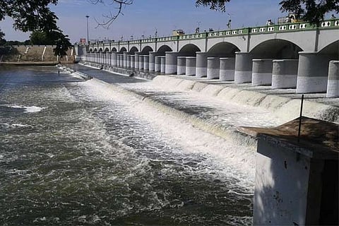 Water released from Grand Anicut, Lower Bhavani reservoir