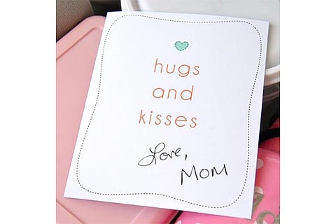 Use notes to remind kids they’re cherished