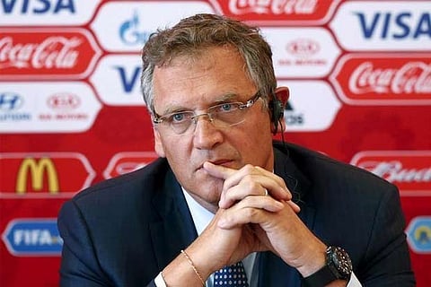 File photo of FIFA secretary general Jerome Valcke