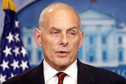 White House chief of staff John Kelly