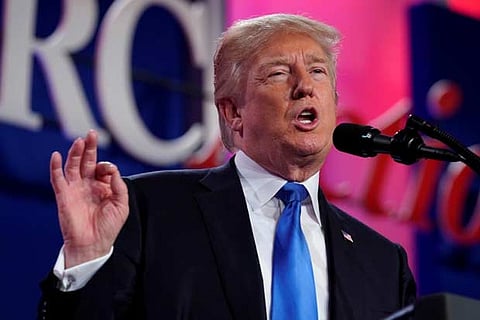 US President Donald Trump