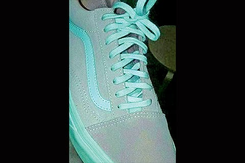 Nicole Coulthard's shoe.