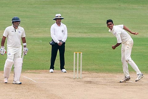 Sai Kishore in action