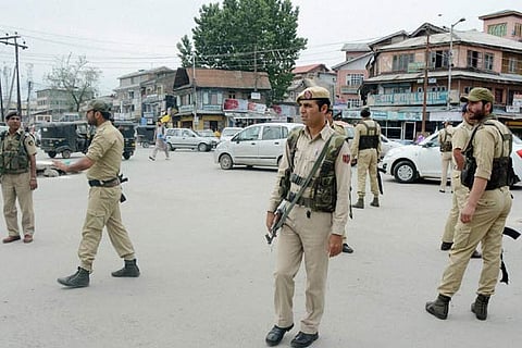 File photo of Jammu and Kashmir Police