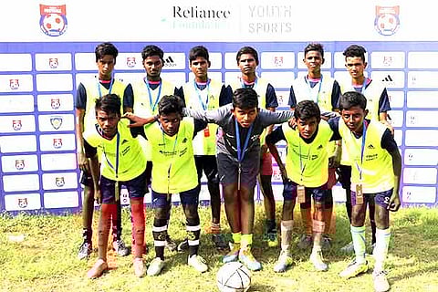 Dr Gurusamy TTV HSS defeated Sriram Vidhiya Mandir HSS in the junior boys category