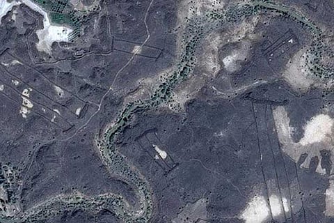 Shapes of the ?gates? range from giant circles of stone to kites and pendants