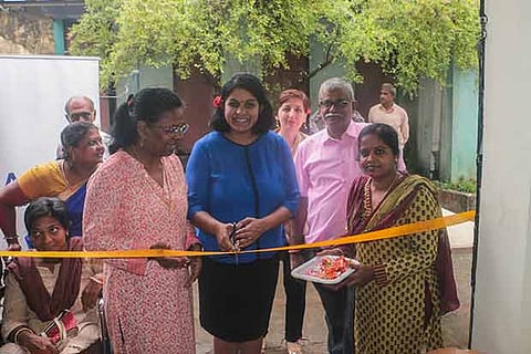 Ishara Davey inaugurates the resource centre for women with disabilities in Chennai