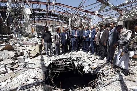 A Saudi-led coalition has been carrying out air strikes against Huthi rebels in Yemen since 2015