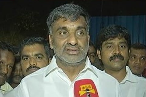 Commercial Taxes Minister KC Veeramani