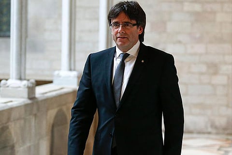 Catalan leader Carles Puigdemont