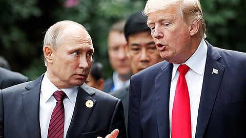 US President Donald Trump and Russian President Vladimir Putin