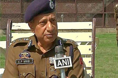 Jammu and Kashmir Police chief S P Vaid