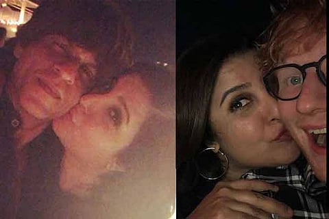 Farah Khan with Shahrukh Khan and Ed Sheeran