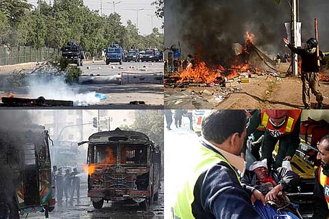 Violent clashes in Pakistan