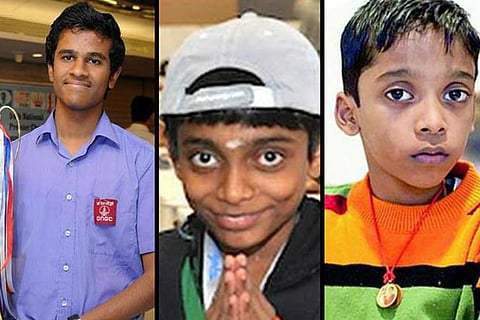 Karthikeyan, Aravindh and Praggnanandhaa