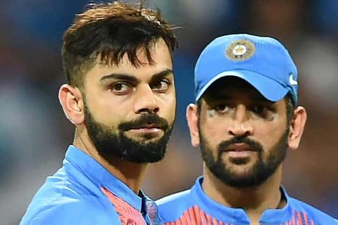Virat Kohli and MS Dhoni
