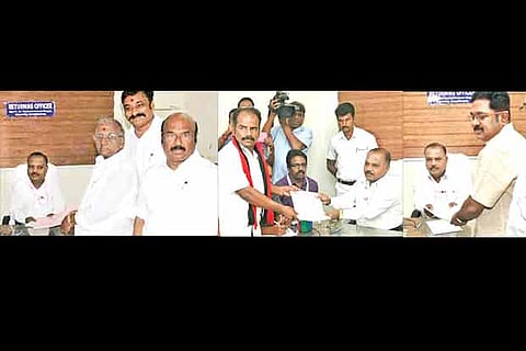 The three candidates for the RK Nagar bypoll