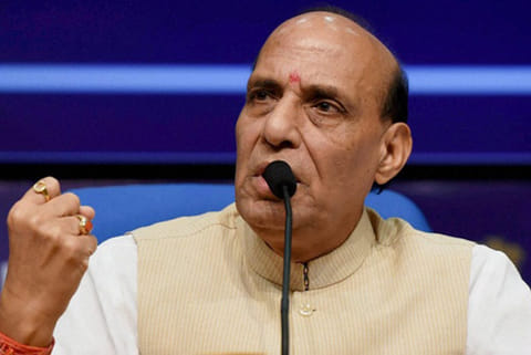 Union Home Minister Rajnath Singh