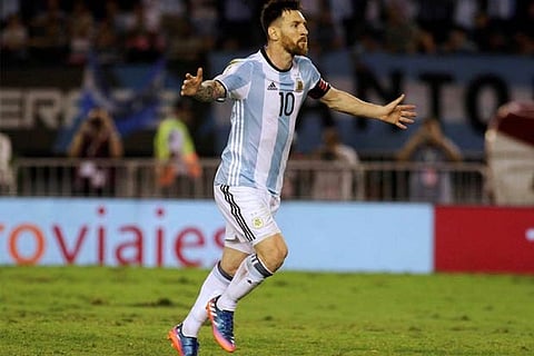 Football star Lionel Messi