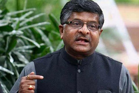 Law Minister Ravi Shankar Prasad