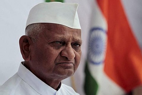 Social activist Anna Hazare