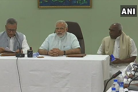 Ockhi: Modi holds meeting with officials in Lakshadweep