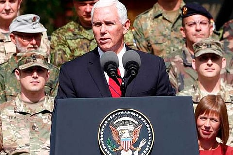 US Vice President Mike Pence