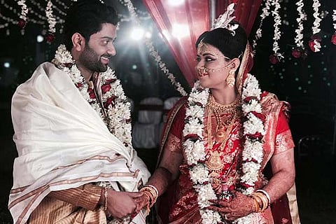 A filmy wedding with an action-packed climax