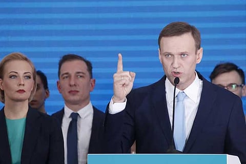 Russian opposition leader Alexei Navalny