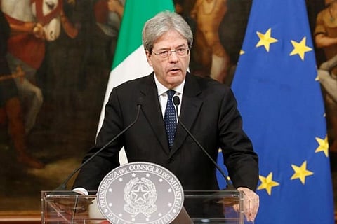 Italian Prime Minister Paolo Gentiloni