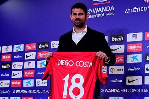 Diego Costa presented back at his former club