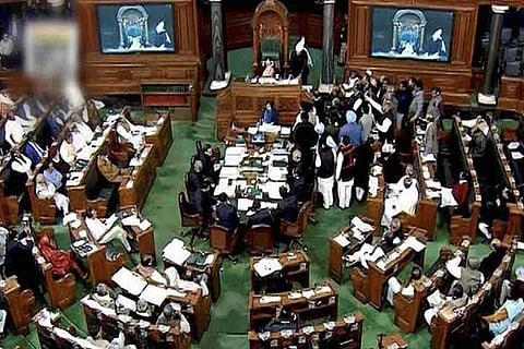 Anti-Pakistan slogans in Lok Sabha