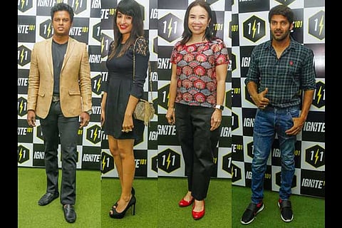 Prasad Raj; Simran; Krongkanit Rakcharoen, the Consul General Thailand; Arya