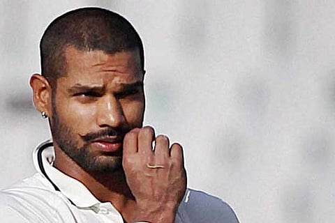 Indian opener Shikhar Dhawan