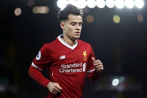 Liverpool?s Brazil midfielder Philippe Coutinho