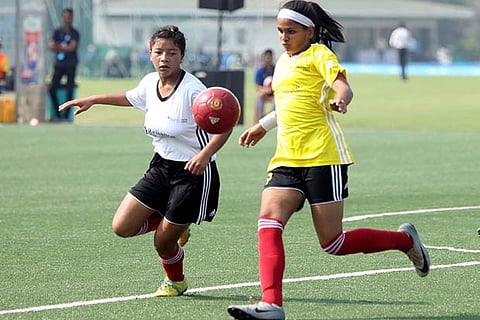 Action during the final between PS SS and Umthli SS