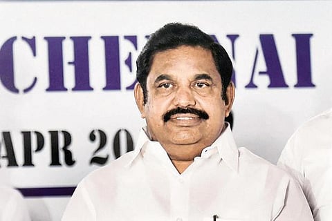 Chief Minister Edappadi K Palaniswami