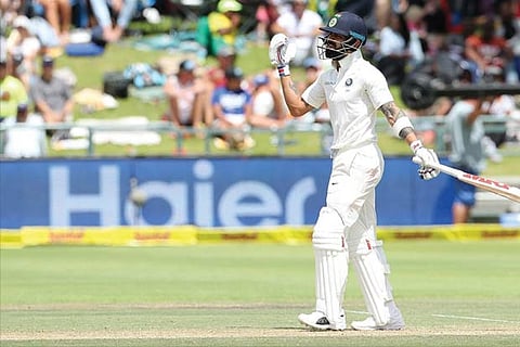 Indian skipper Virat Kohli during day four of the first Test match between South Africa and India