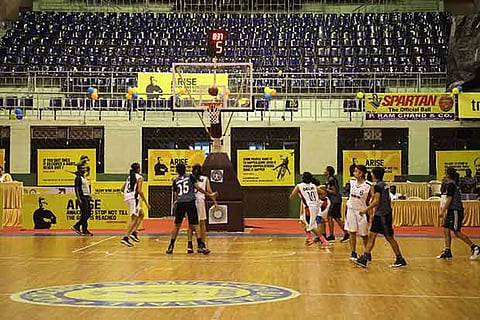 Action during the women?s match between Delhi and Rajasthan